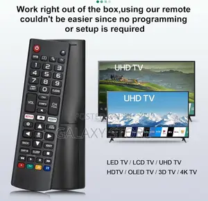 LG TV Remote for All LG LCD LED 3D HDTV Smart TVS
