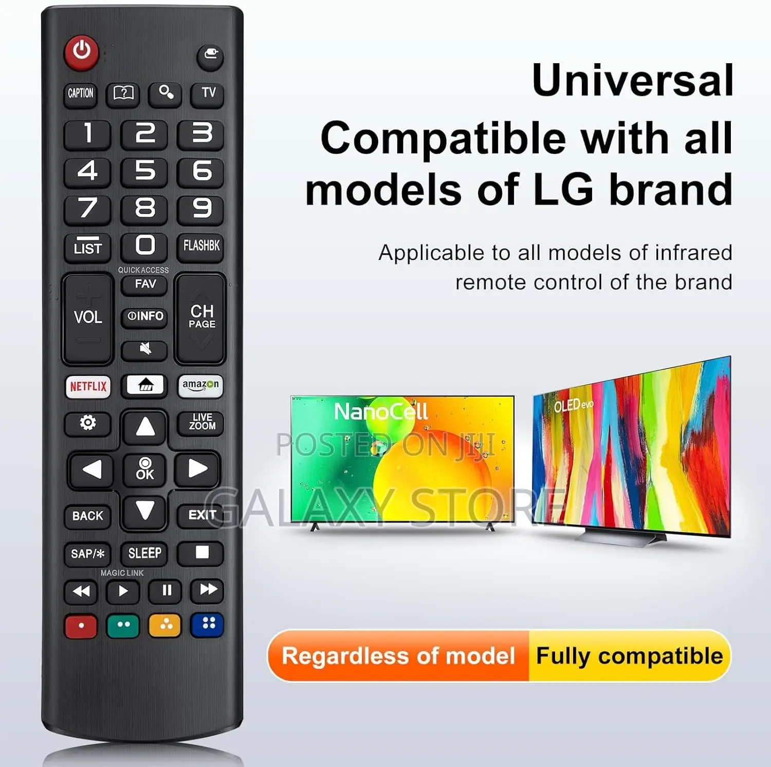 LG TV Remote for All LG LCD LED 3D HDTV Smart TVS