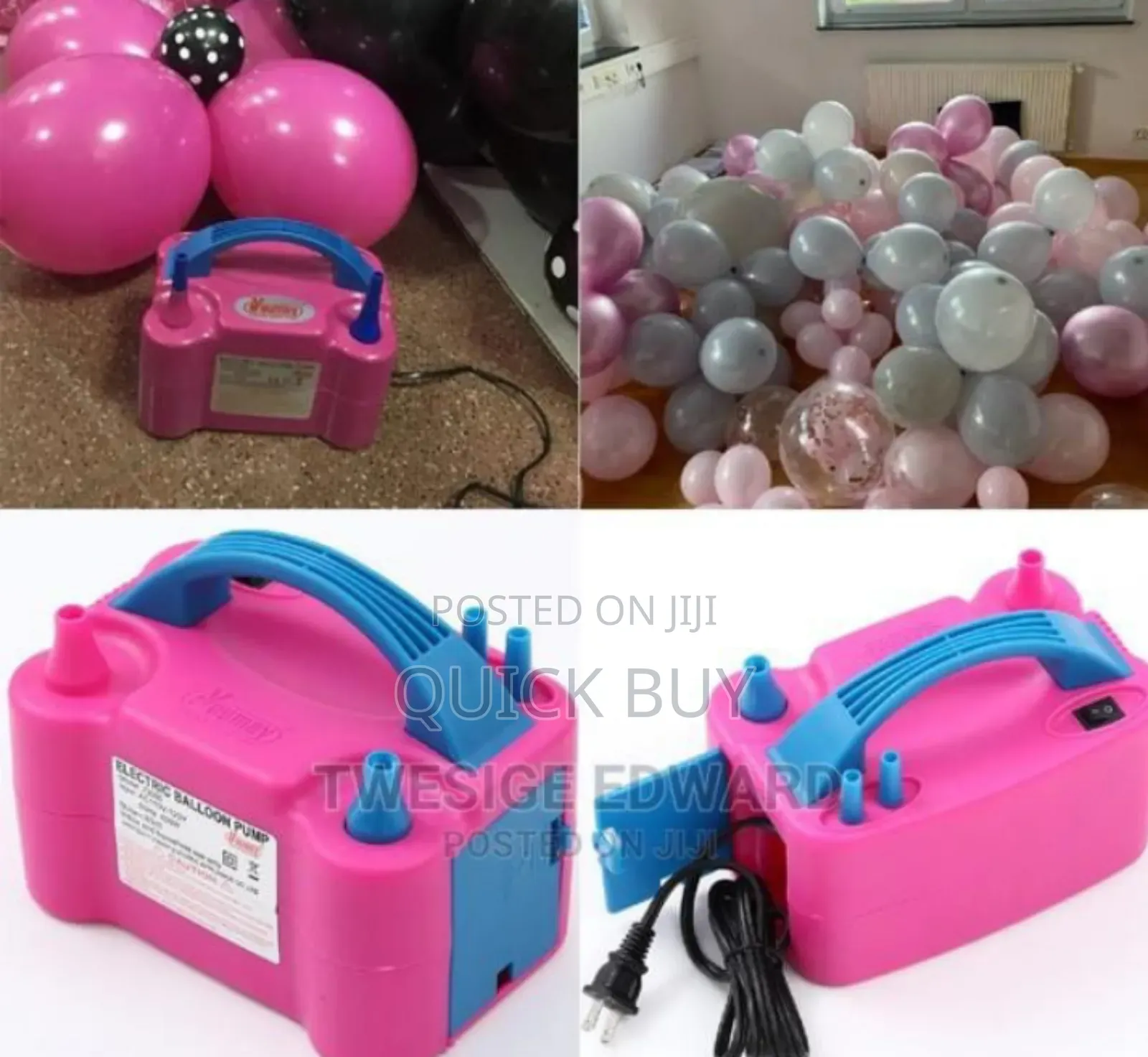 Heavy Duty Trendy And Unique Electric Balloon Pump
