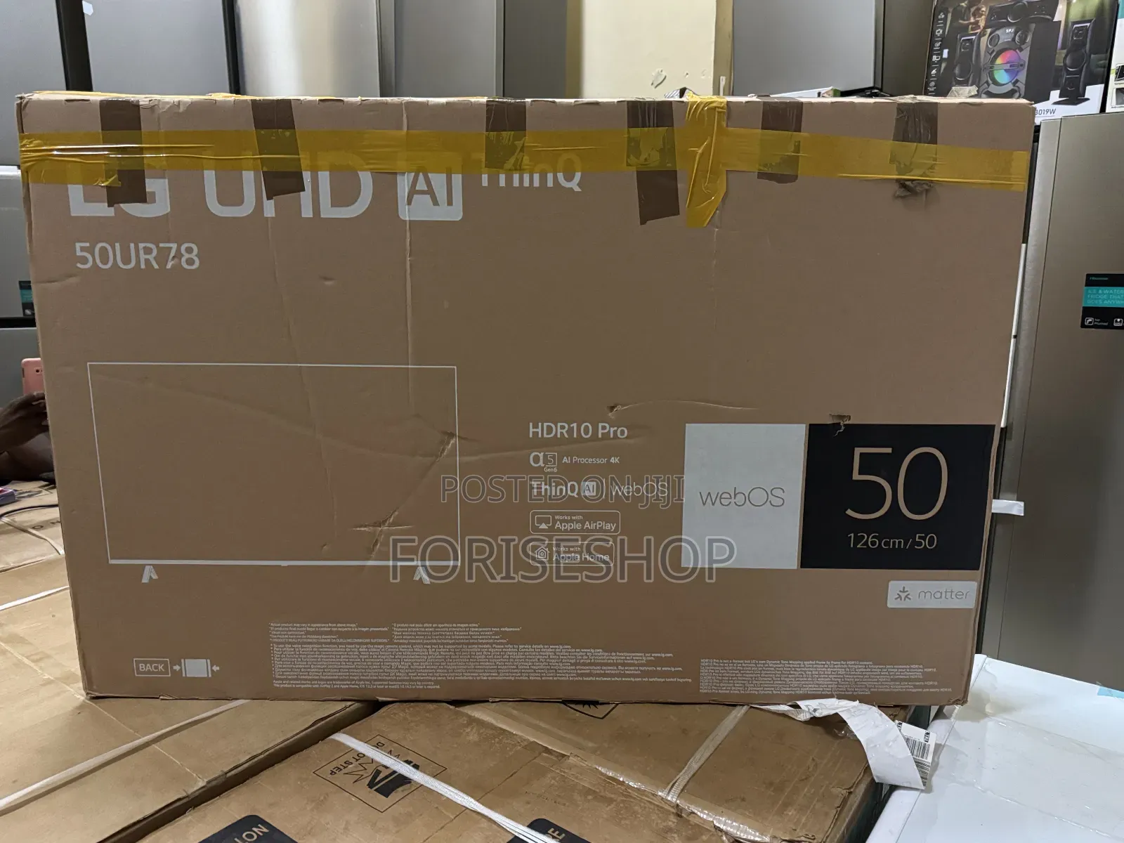 LG 50inch Smart Uhd TVS Ur78 Model