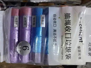 6 PCS Drawstring Garbage Bags