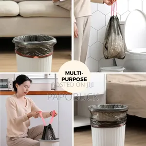 6 PCS Drawstring Garbage Bags