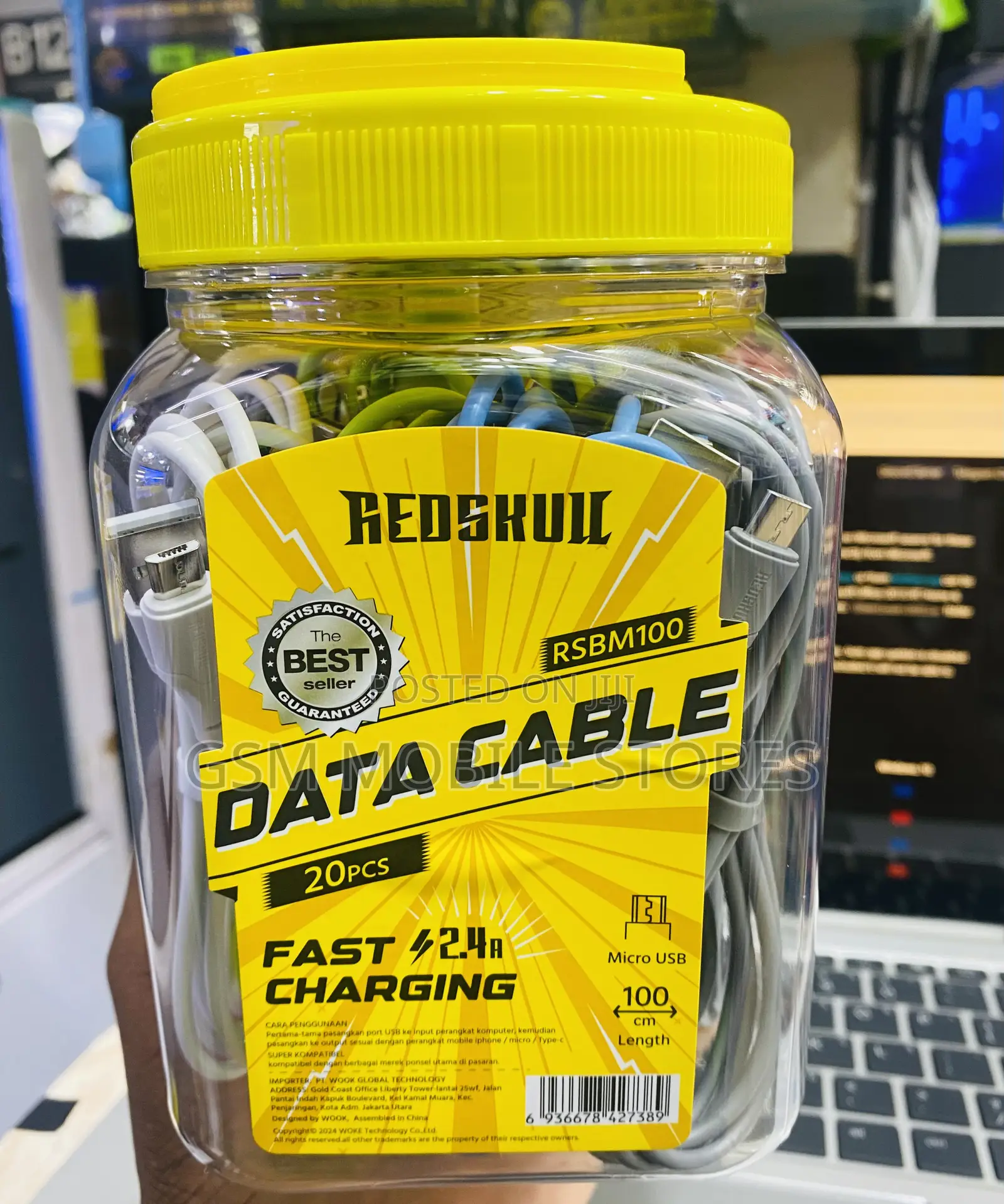 20pcs Micro USB Smart Data Cable Tin - Multiple Colors