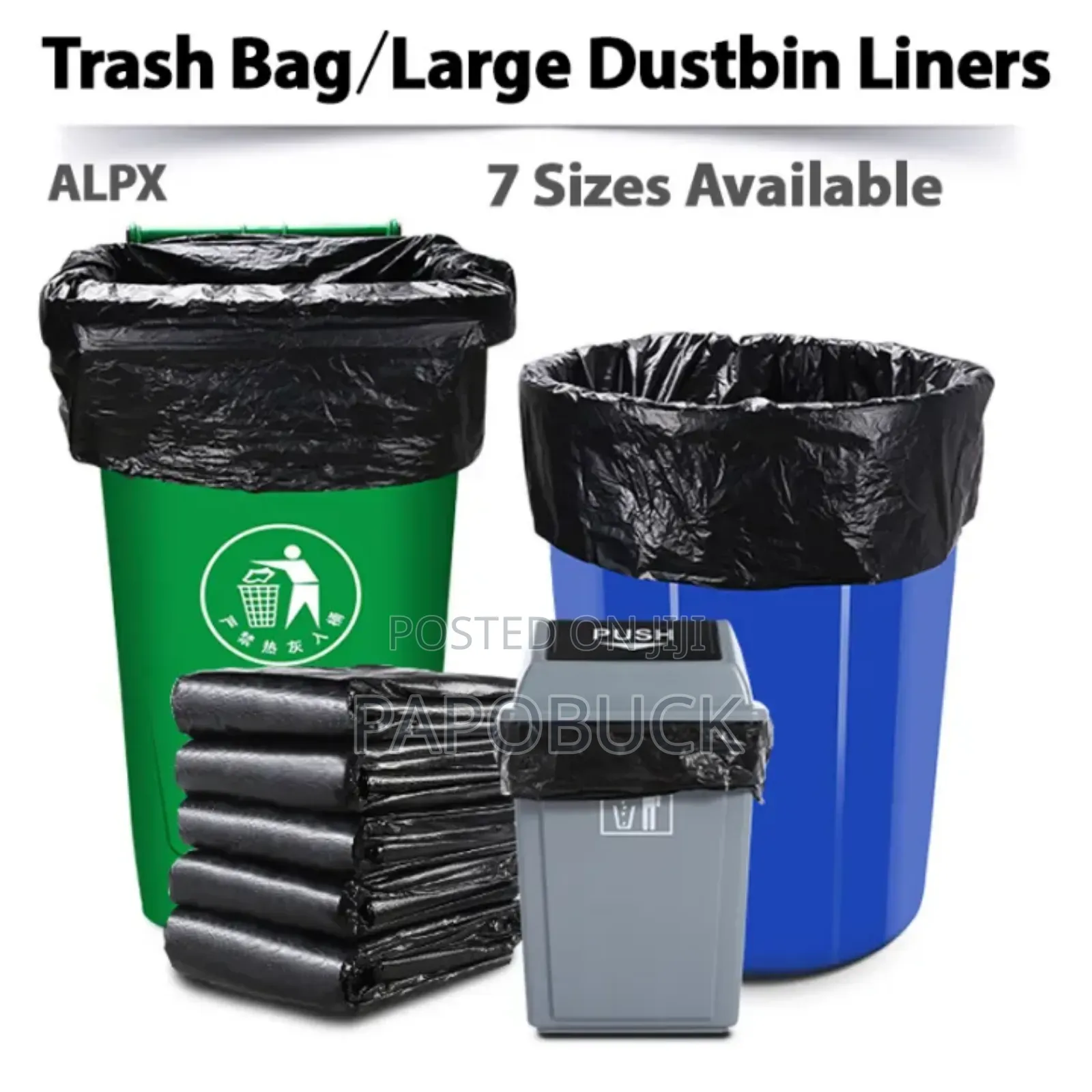 100 Litres Garbage Bags ( 20 PCS )