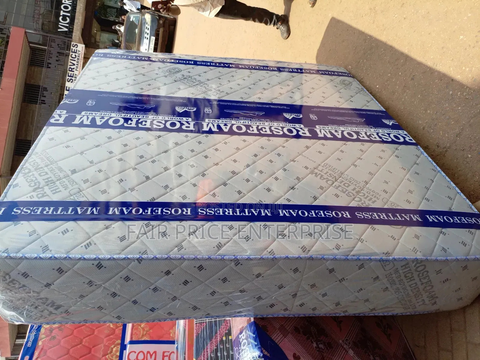 Mattress High Density Smart 5x6x10 Inches Rosefoam