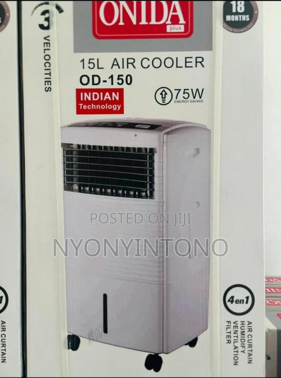 Onida 15litres Air Cooler With Remote Controller.