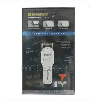 Geemy Professional Hair Clipper Rechargeable Hair Trimmer