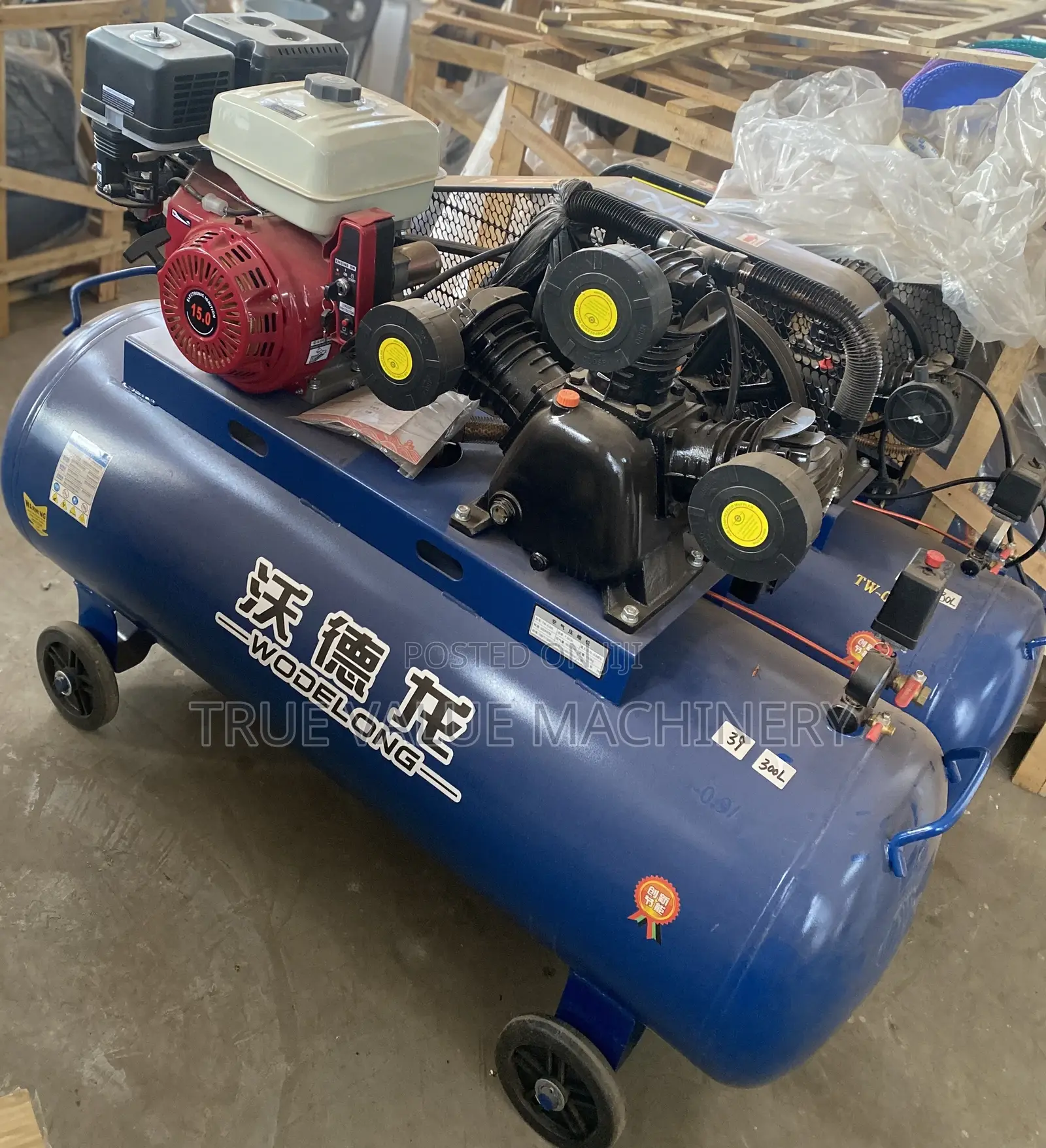 Air Compressor Petrol 300 Litre Key Start