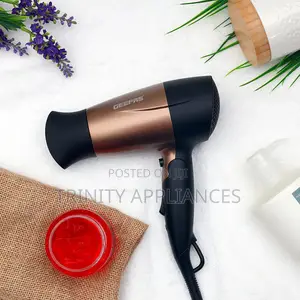Geepas Foldable Portable Hair Dryer - Gh8642, Gold