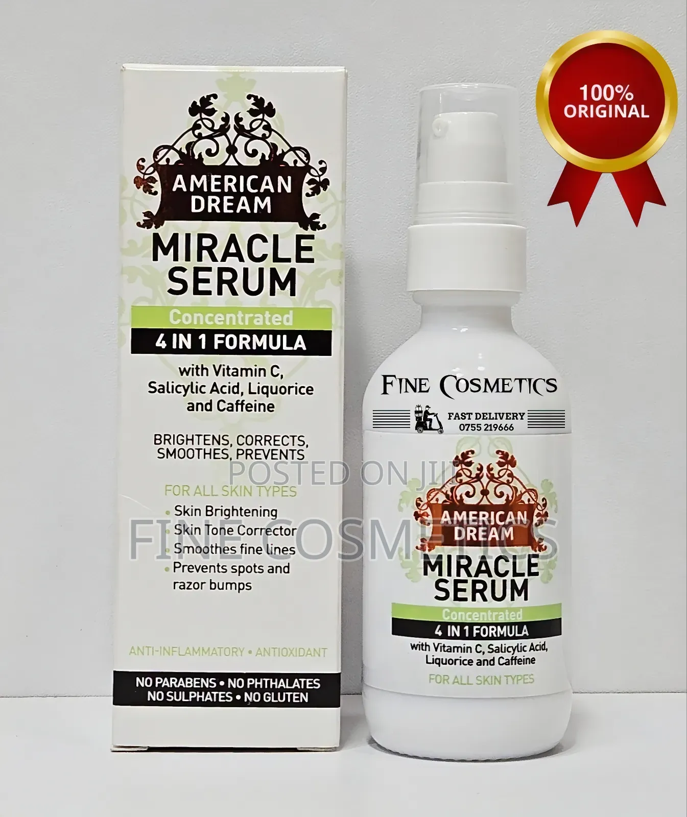 AMERICAN DREAM SERUM 4IN1 Brightening Miracle Face Serum