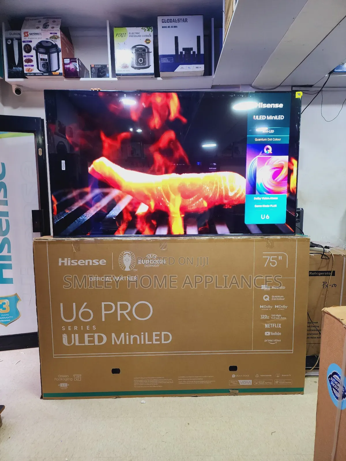 ULED6 PRO Series Hisense 75inches Smart Tv