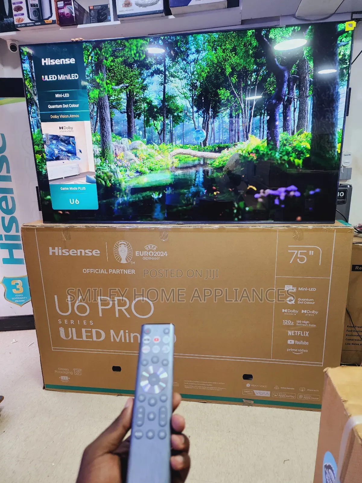 75inches Hisense MINILED U6 PRO Smart Tv