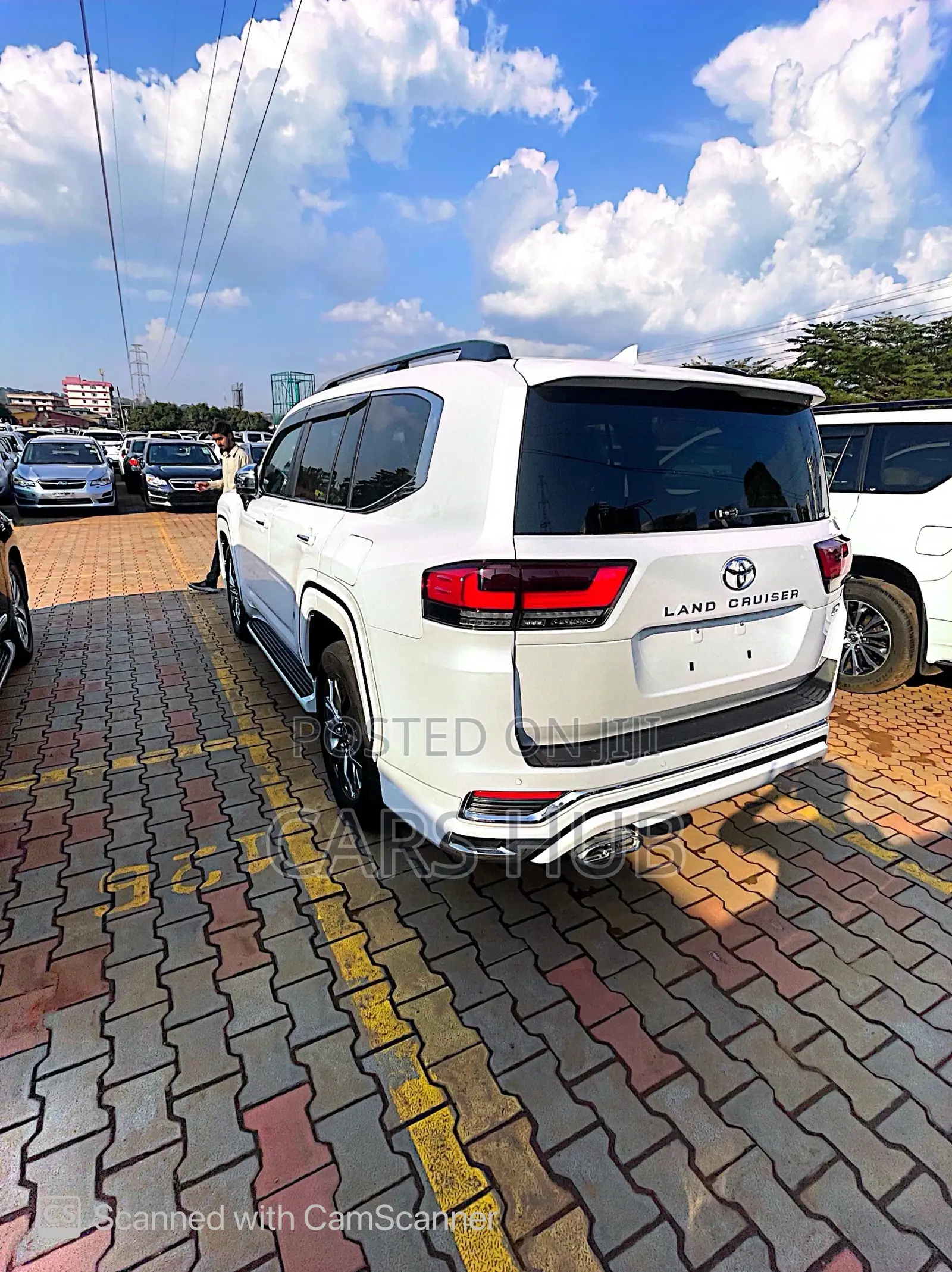 New Toyota Land Cruiser Prado 2023 Off white