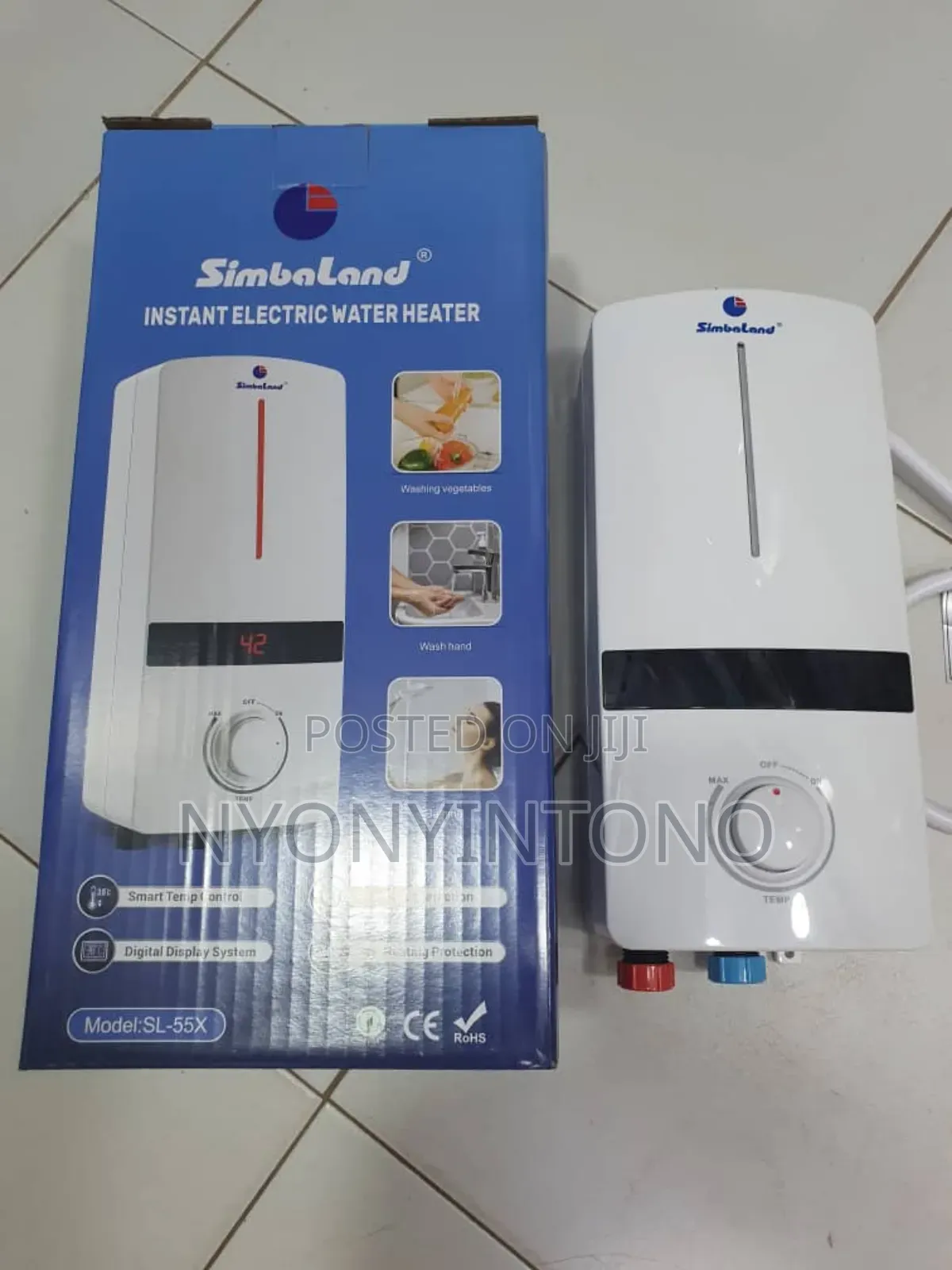 Simbaland Instant Water Heater So Easy to Install.