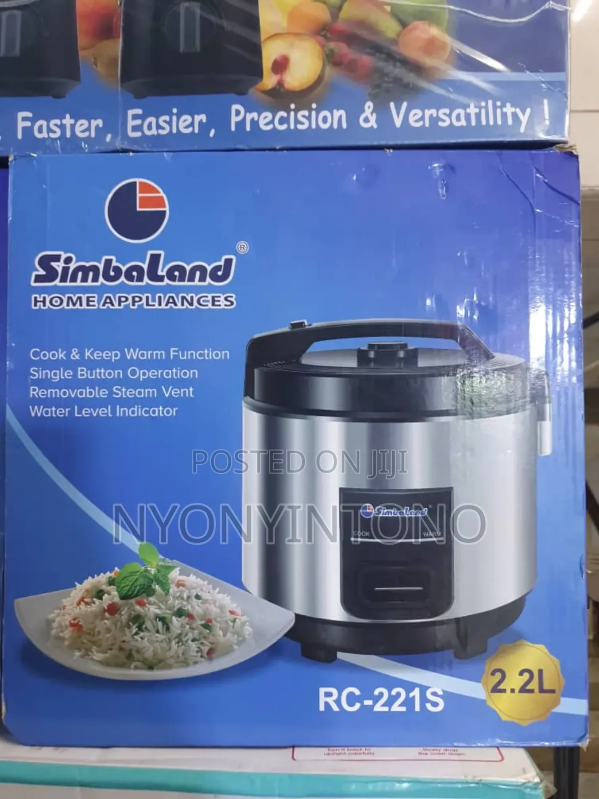Simbaland 2.2litres Automatic Rice Cooker.