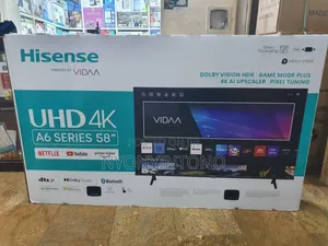 Hisense 58" Smartuhd Tv Wiz Inbuilt Free to Air Decorder