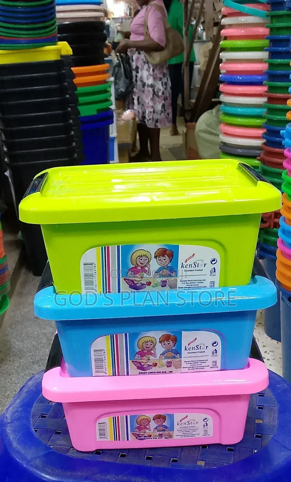 Plastic Storage Containers 3pcs