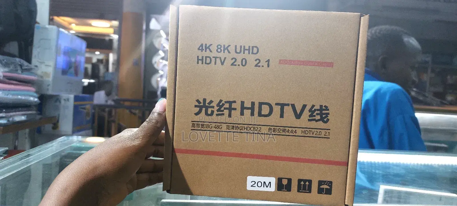Hdmi 20m * Hd Optical Cable Uhd