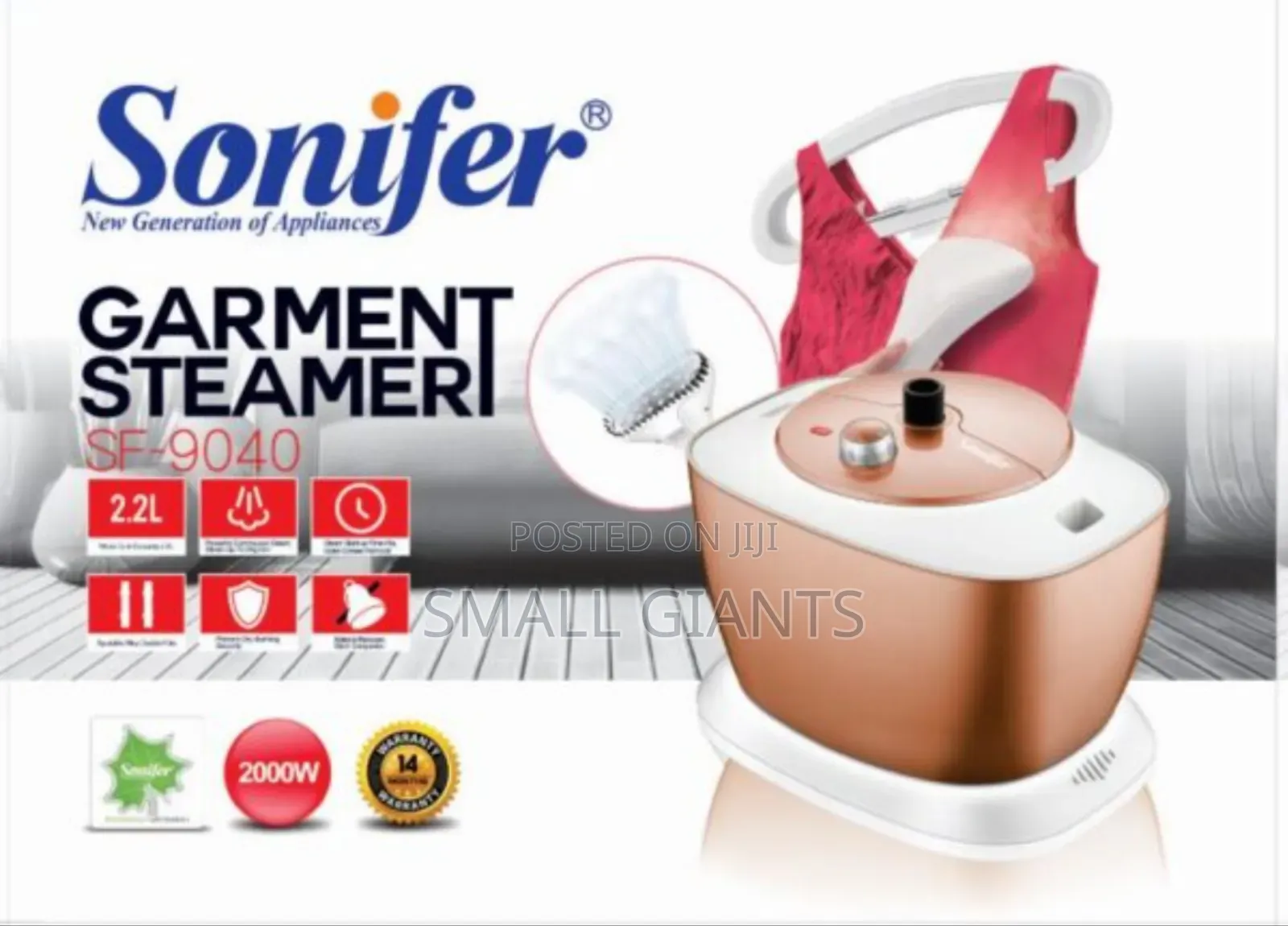 Garment Steamer SF- 9040 - Brown
