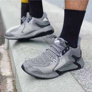 Photo - Grey Original Men's Adidas Sports Casual Sneakers