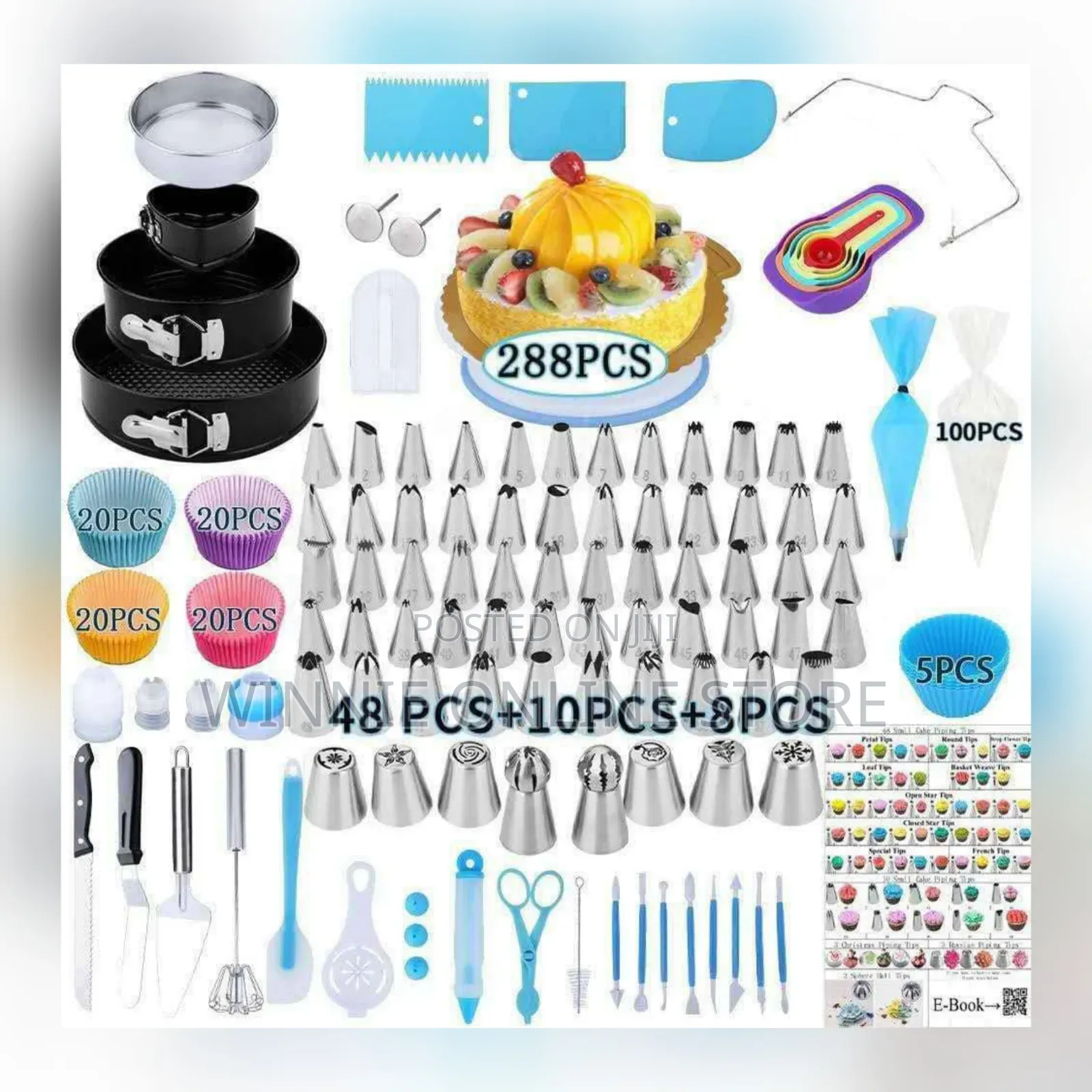 288pcs Cake Decorator Set