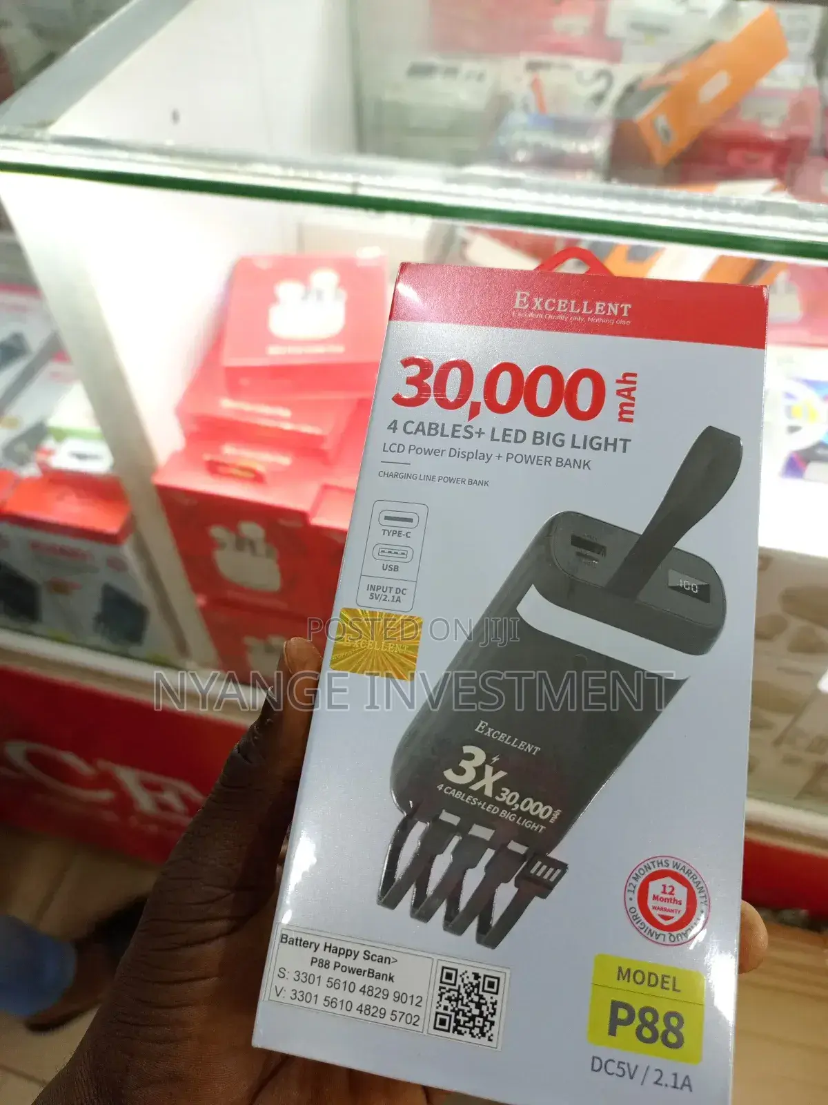 Power Bank Excellent 30000mah