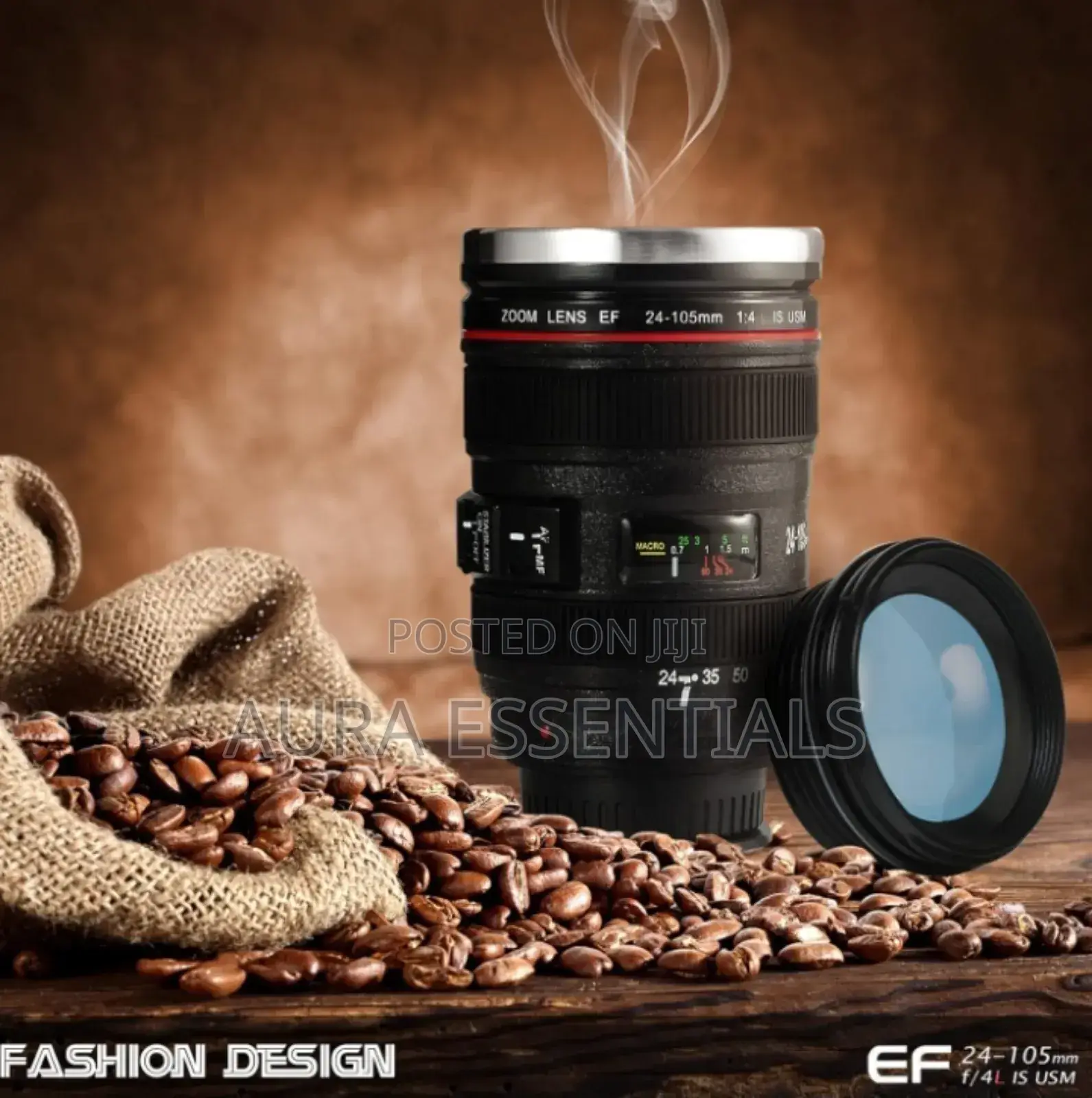Splend Camera Lens Coffee Cup and Travel Mug