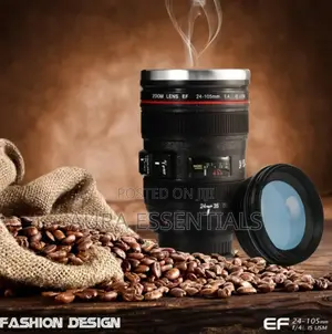 Splend Camera Lens Coffee Cup and Travel Mug
