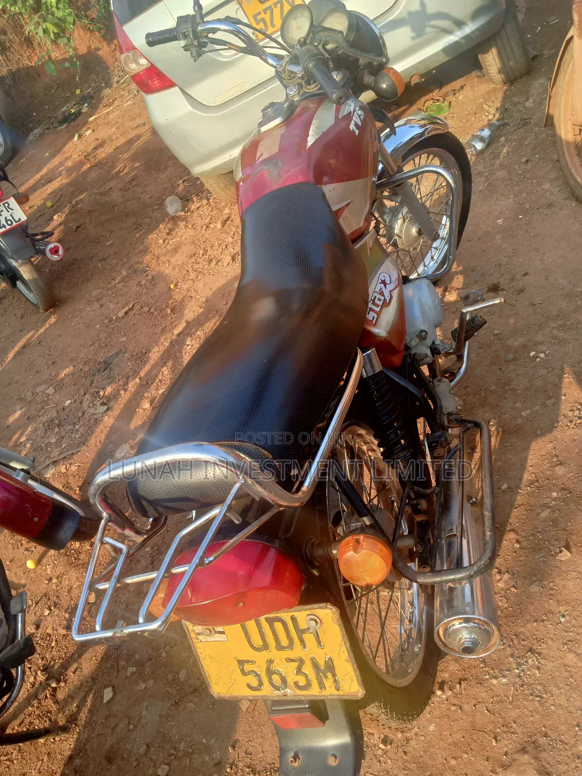 TVS XL 100 2020 Red