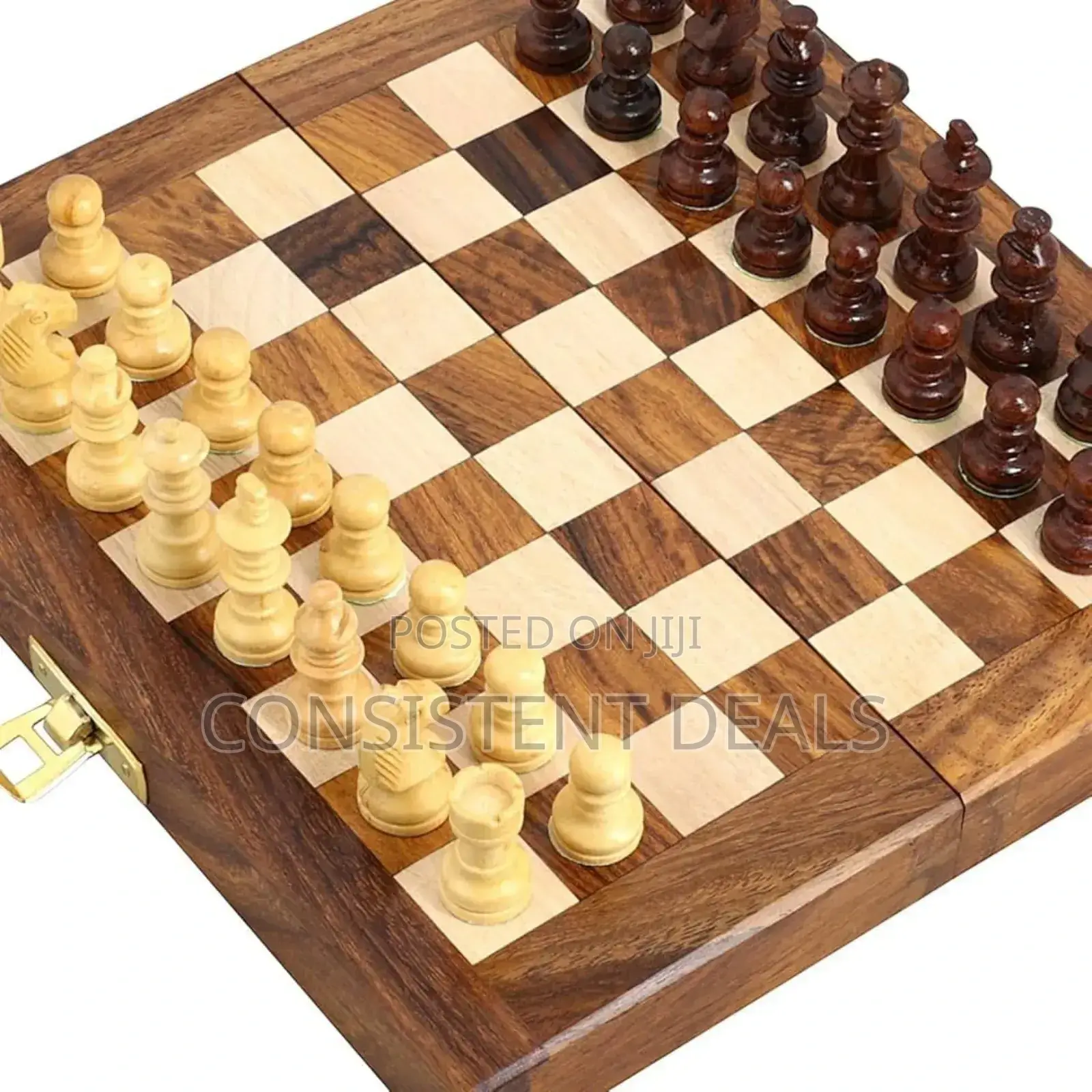 Foldable Wooden Chess Game Board
