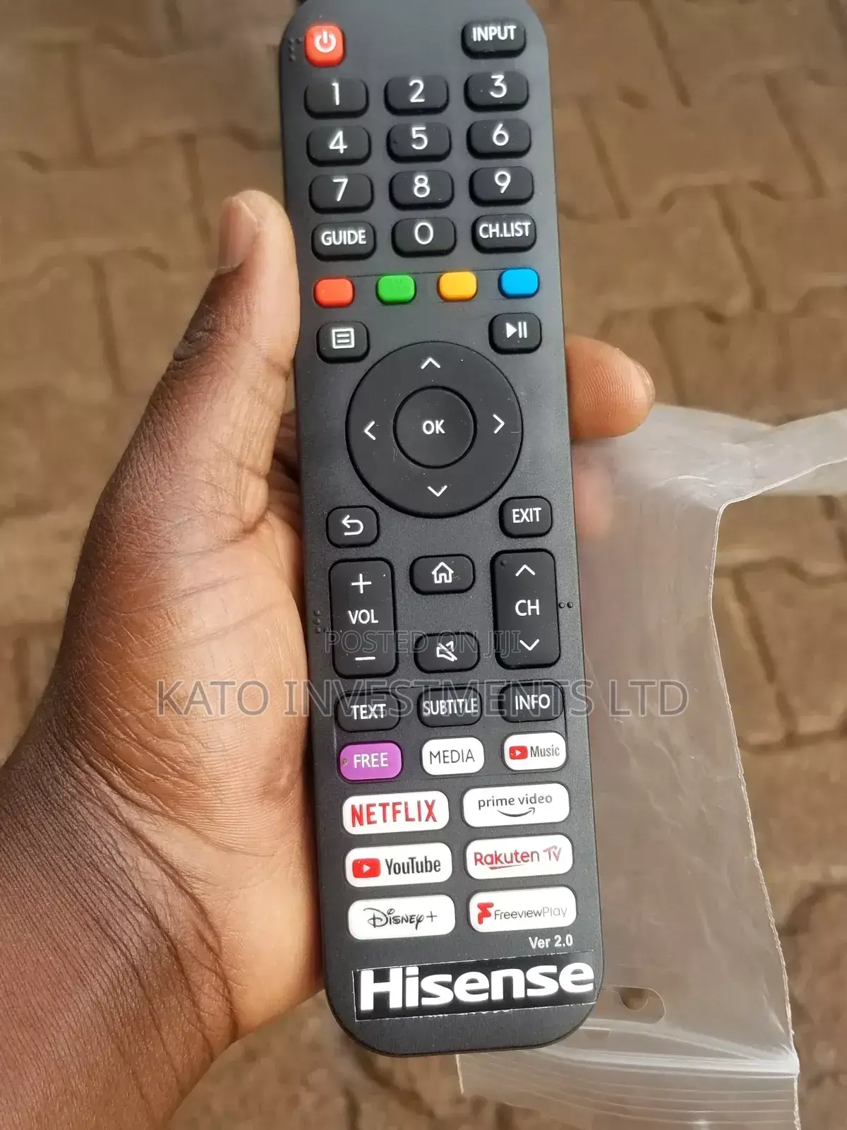 Hisense Smart TV Remote (Oval)
