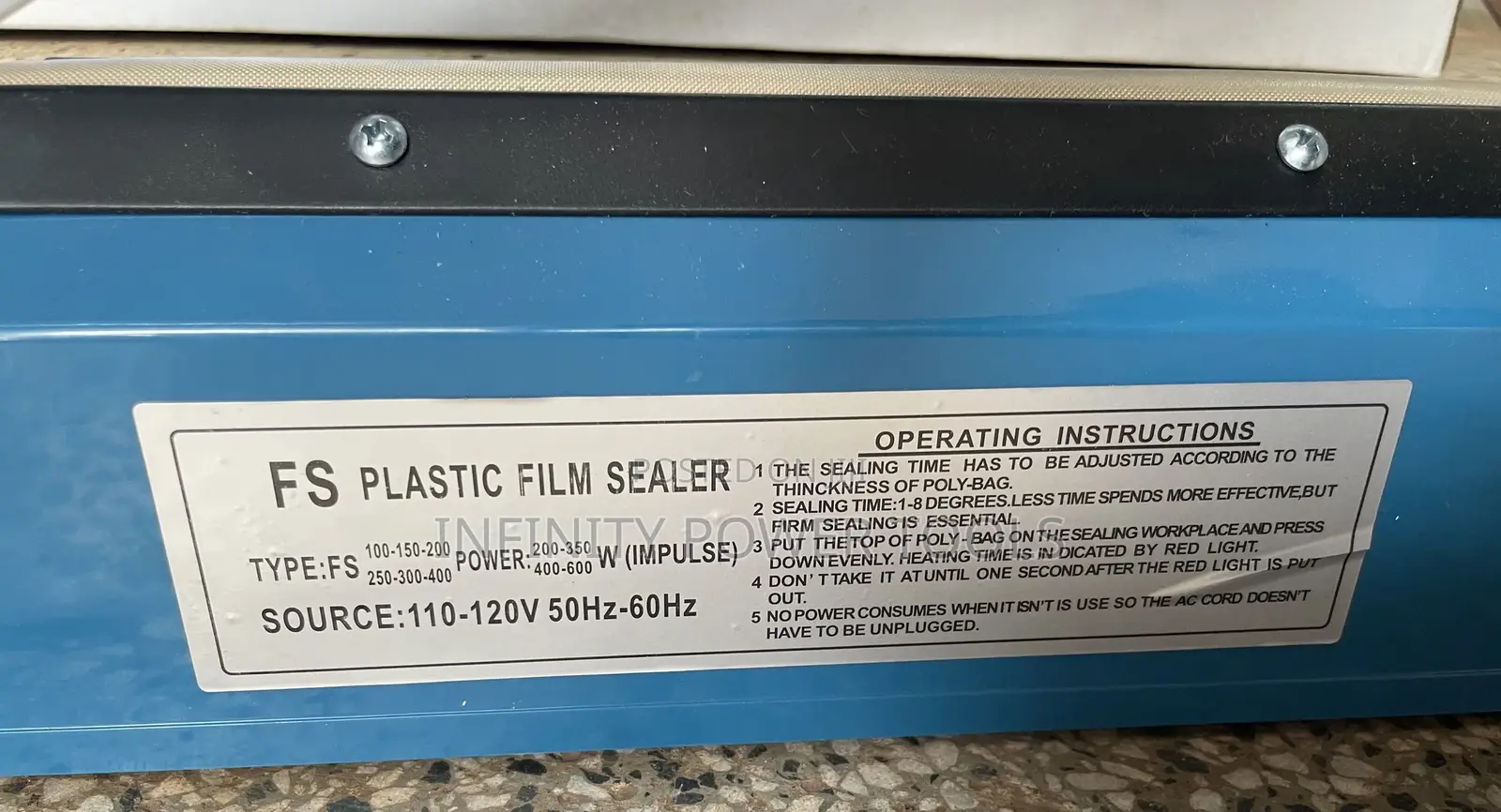 Plastic Film Sealer
