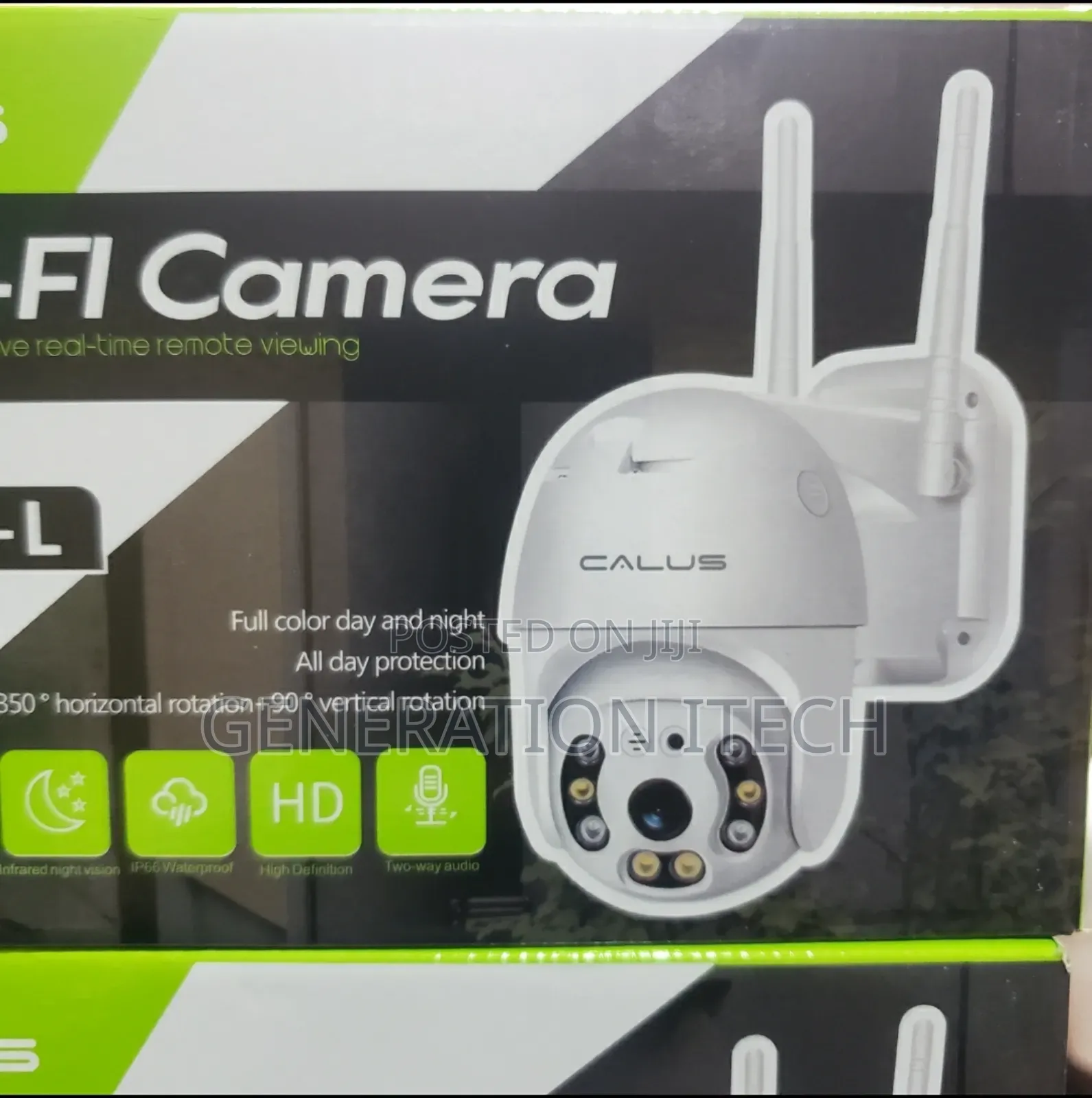 Wifi Smart Camera -Waterproof,Night Vision, Wireles,360°-PTZ