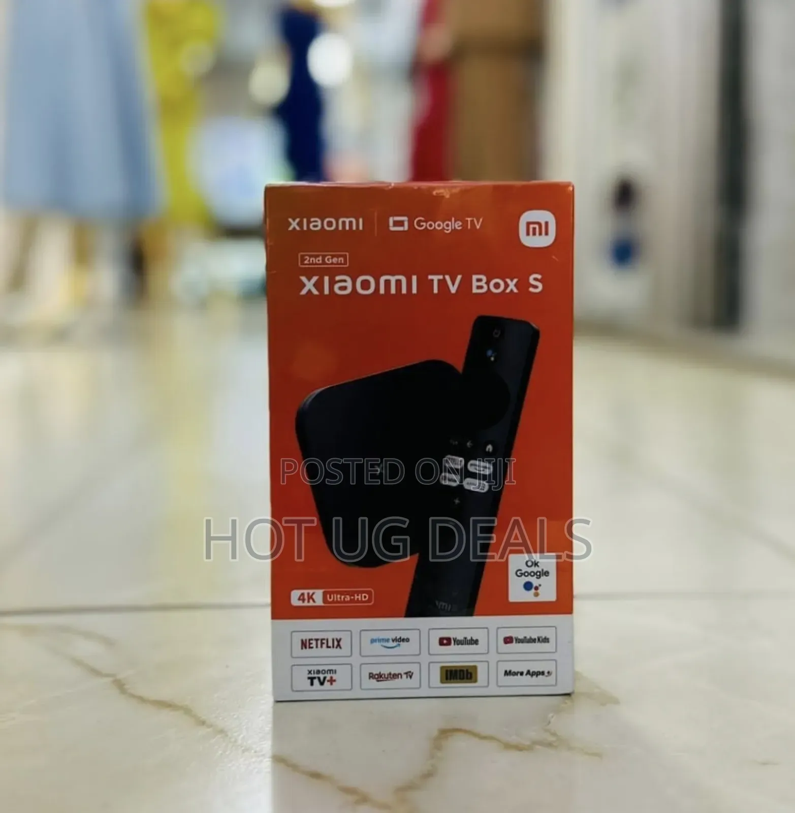Xiaomi Mi Box S Android TV 8gb Rom 2gb RAM HDR - Black