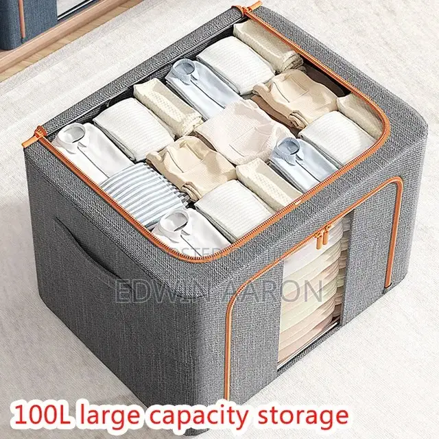 3pcs Clothes Storage Bags/Boxes (100L , 66L 25L)