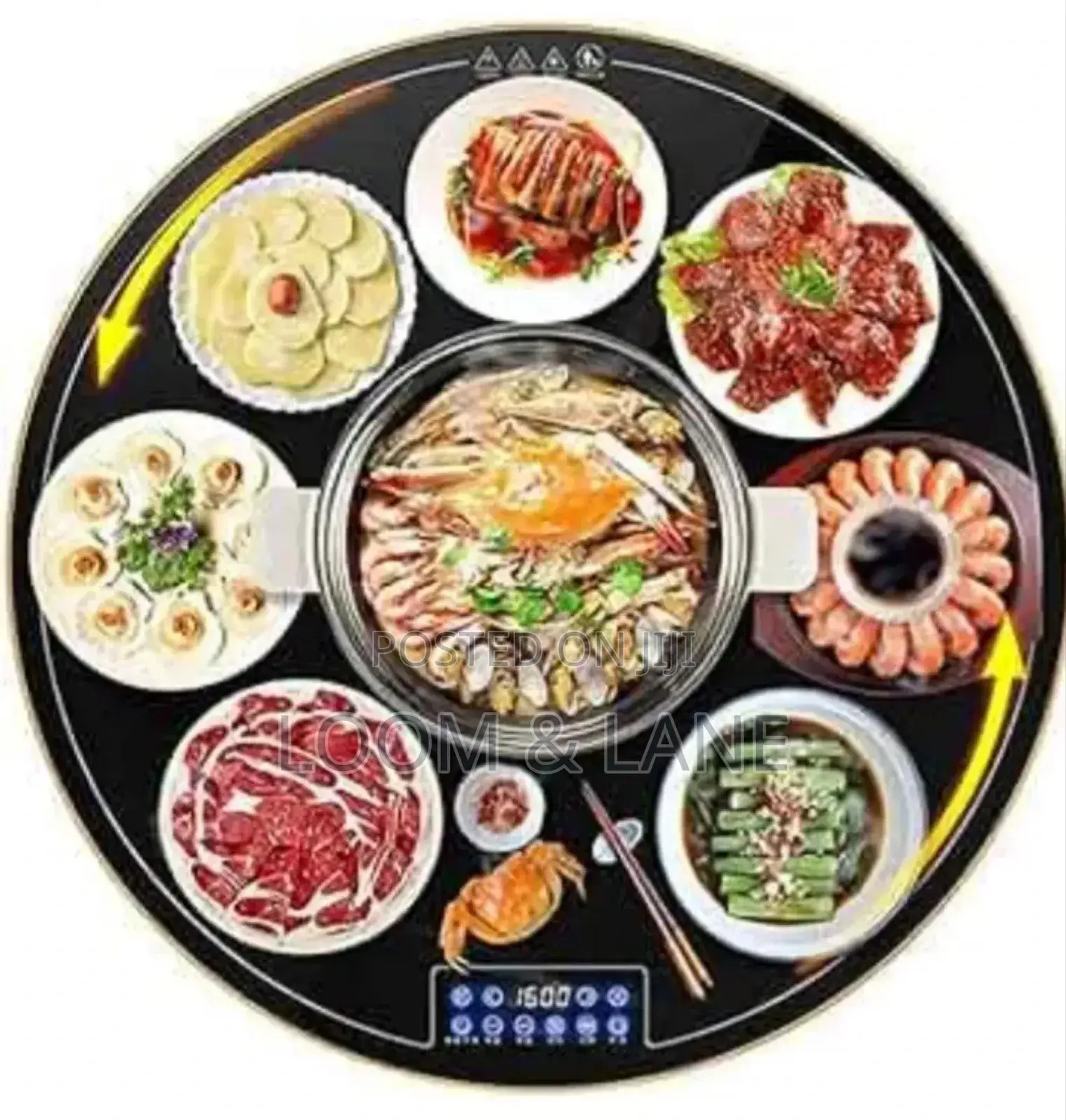 Rotating Hot Pot Meal Insulation Board