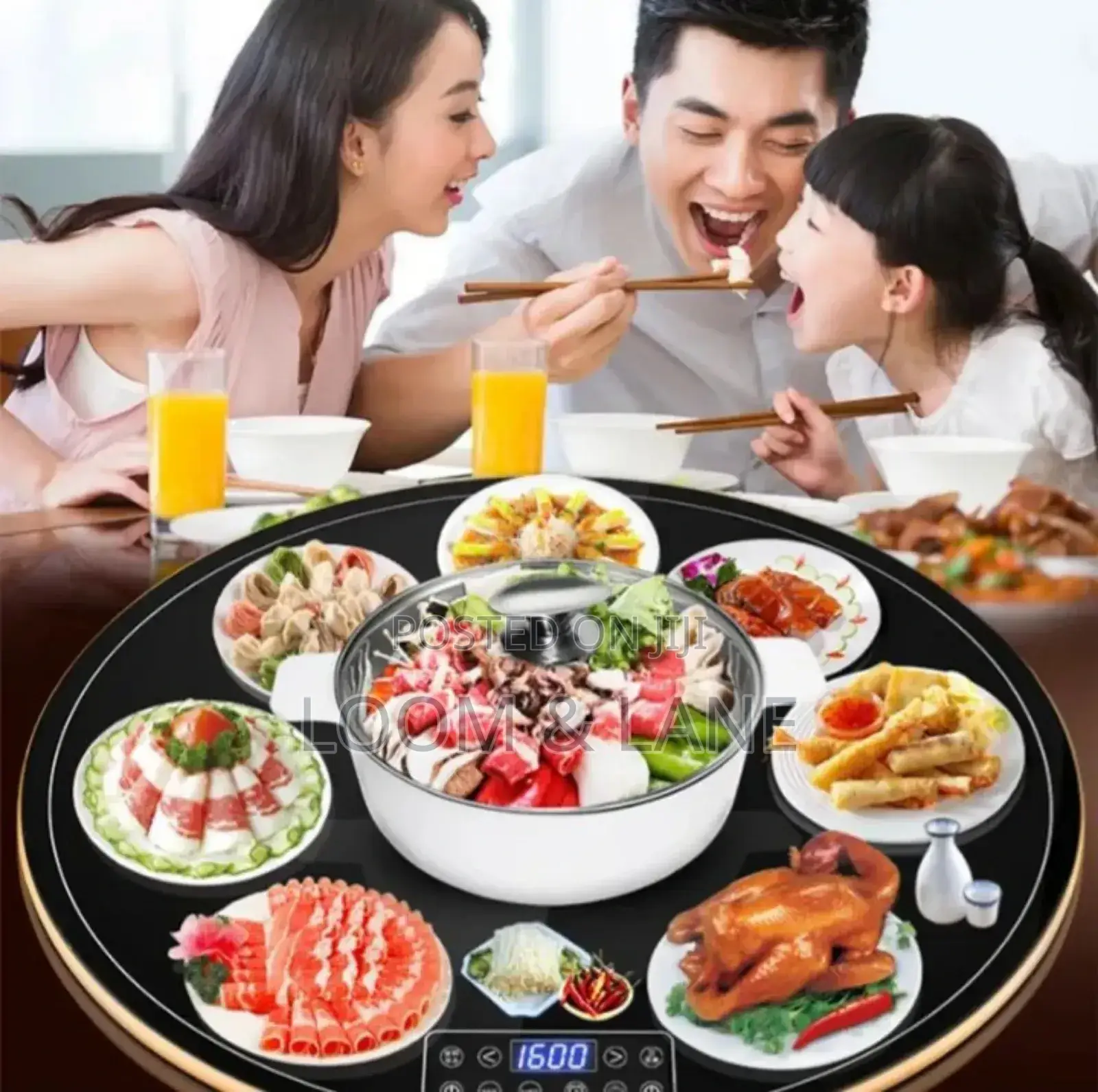 Rotating Hot Pot Meal Insulation Board