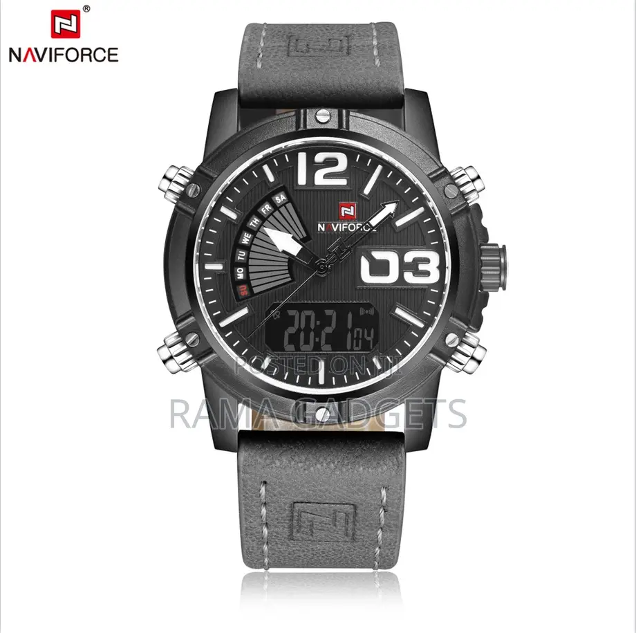 NAVIFORCE Mens Luxury Digital Quartz Watches Military NF9095