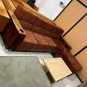 L Sofa Set Brown