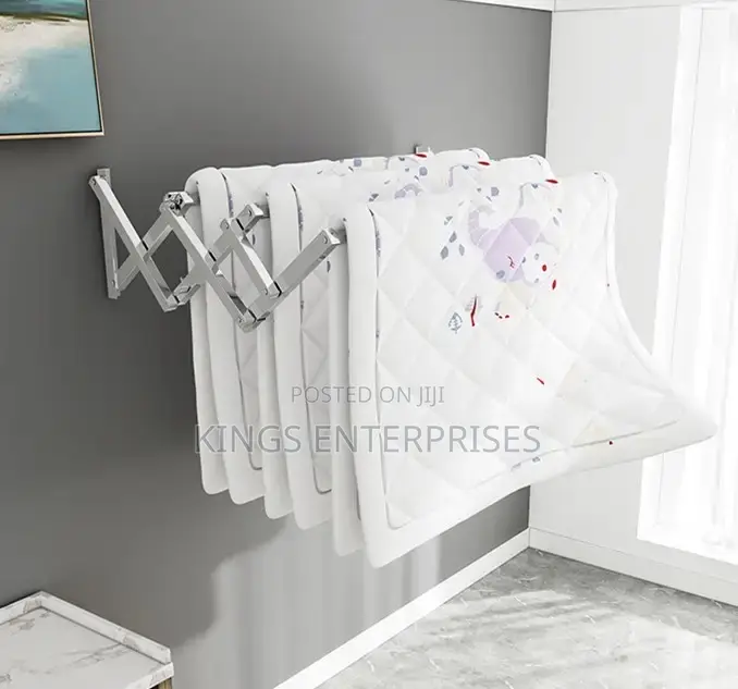 Wall Mounted Folding Clothes Rack