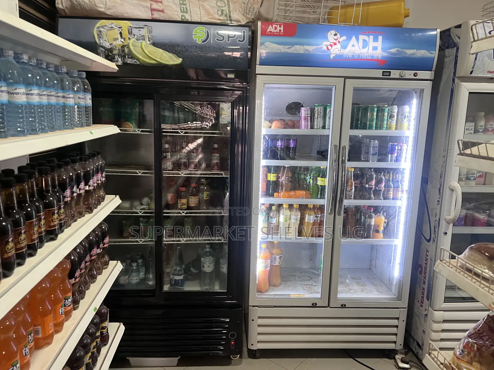Supermarket Fully Stocked With Stock and Shelves Generator