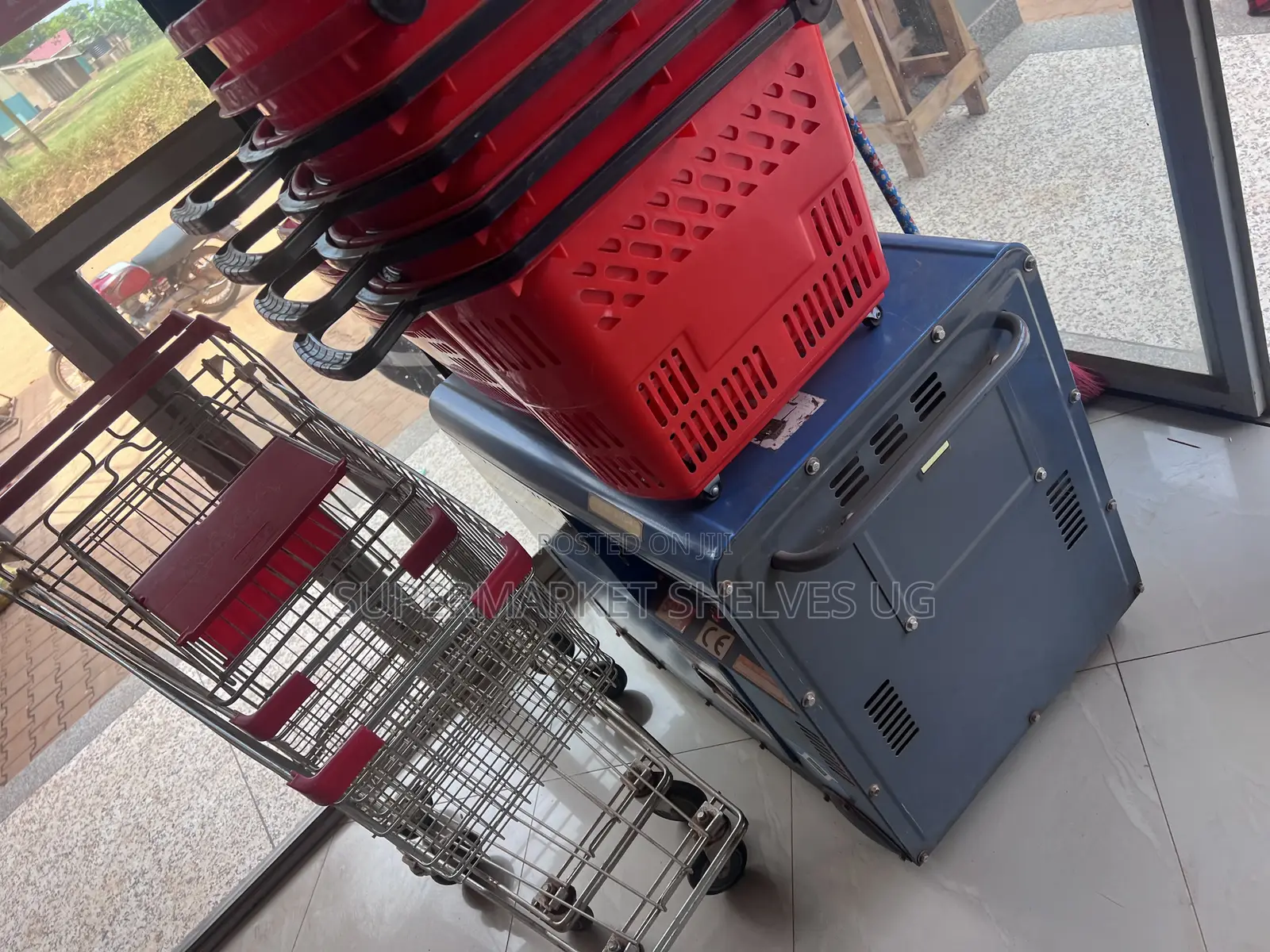 Supermarket Fully Stocked With Stock and Shelves Generator