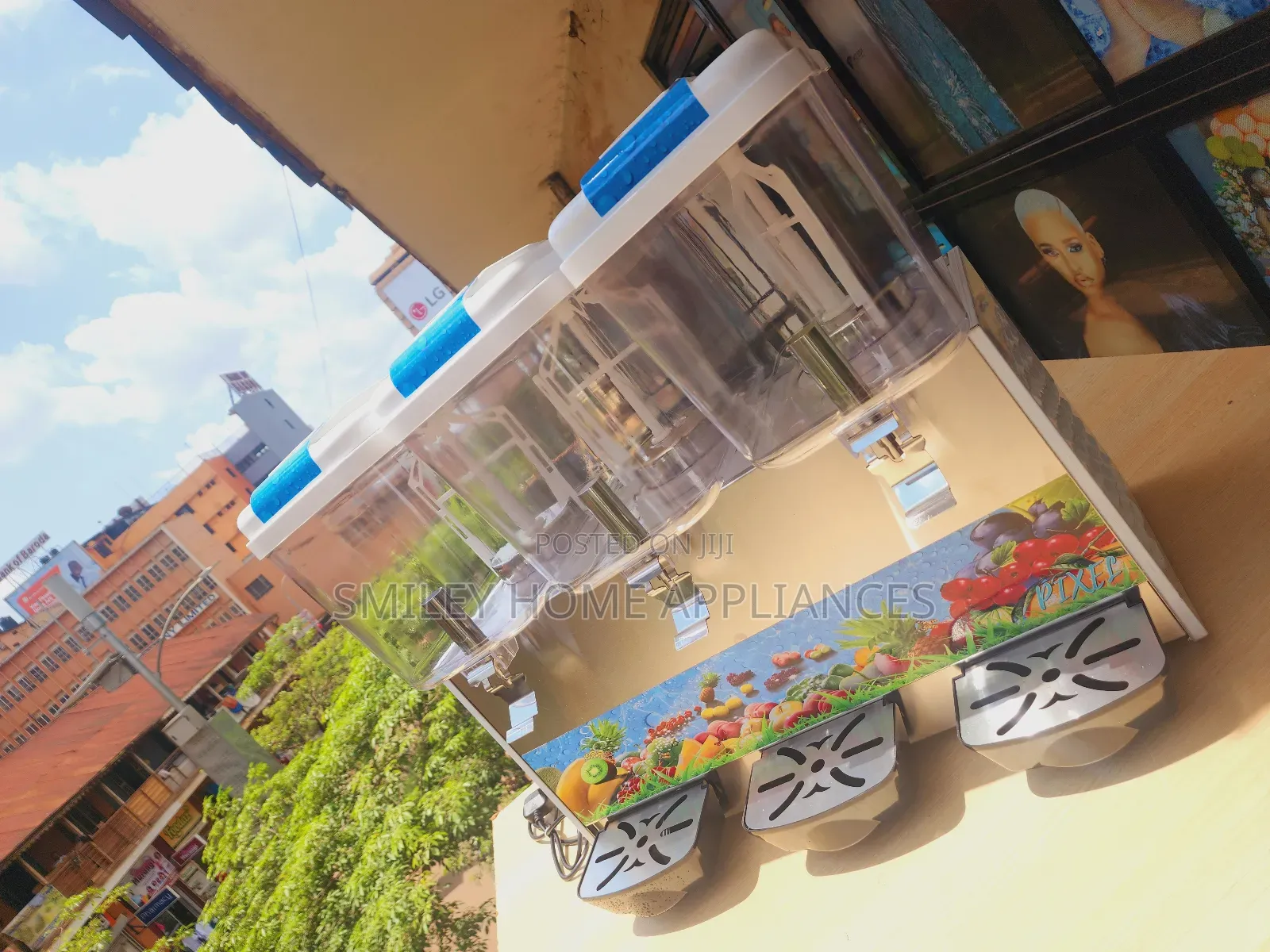 New Discounted Pixels Tripple Juice Dispenser