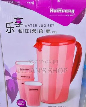 Plastic Water Jug Set
