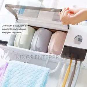 Multifunctional Bathroom Toothbrush Holder With Dispenser