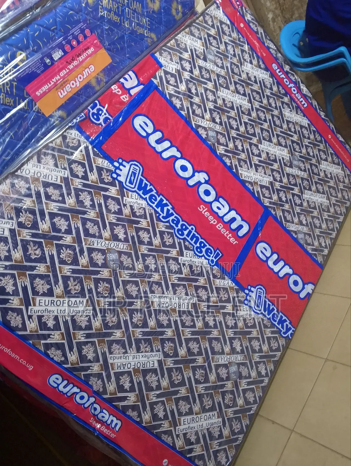 Eurofoam Mattress. 4*6*6inches.( Blue)
