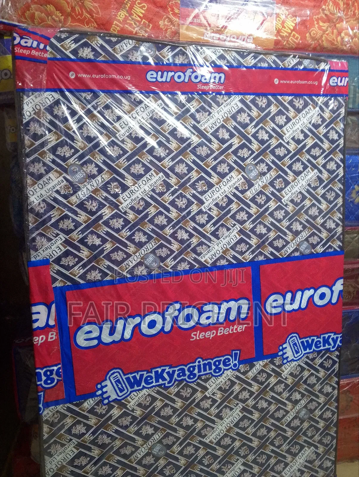 Eurofoam Mattress. 4*6*6inches.( Blue)