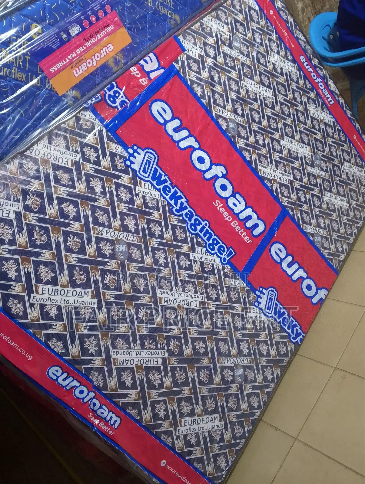 Eurofoam Mattress. 4*6*6inches.( Blue)
