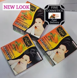 3PCS ORIGINAL MADAM RANEE Papaya Whitening Blackspots Soap