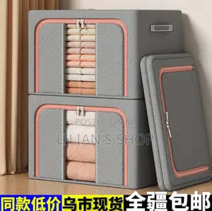 3pcs Non Wooven Foldable Storage Box With Zip